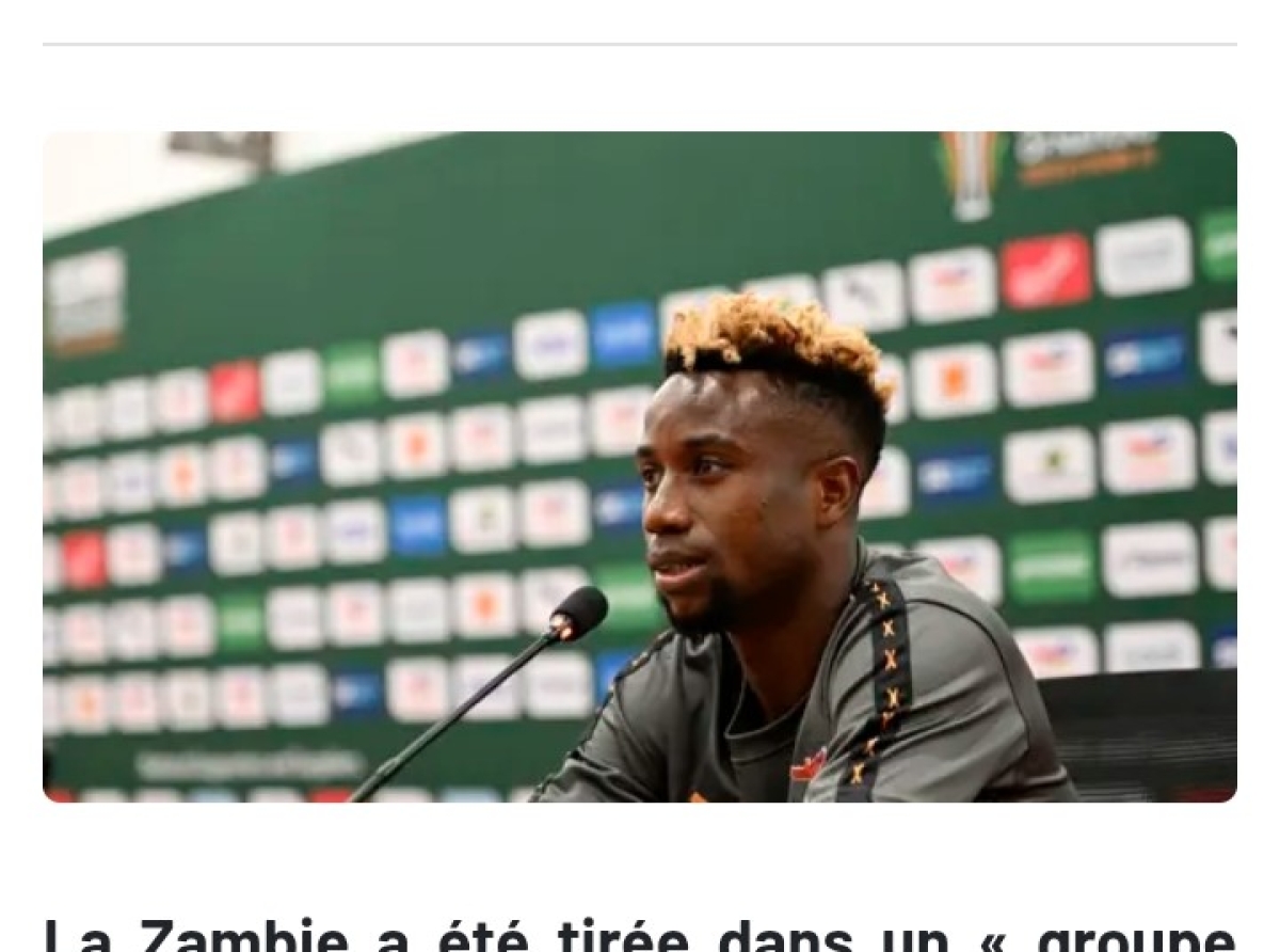 Can Maroc 2025 : le capitaine des Chipolopolo Boys évoque les chances de la Zambie